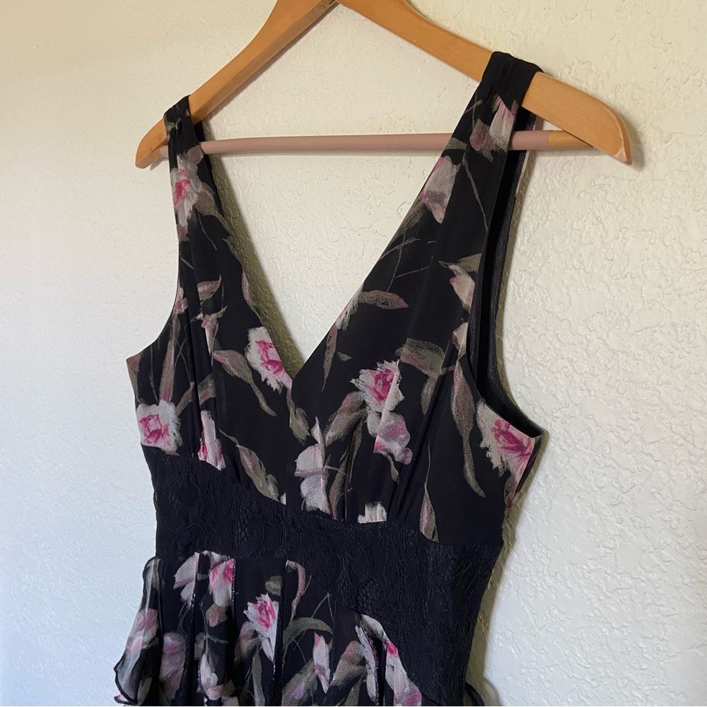 WHBM Floral Ruffle Maxi Dress - Picture 5 of 11